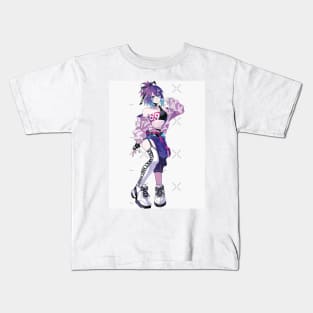 anime art girl Kids T-Shirt